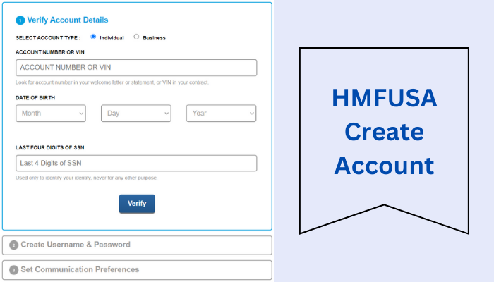 HMFUSA Create Account